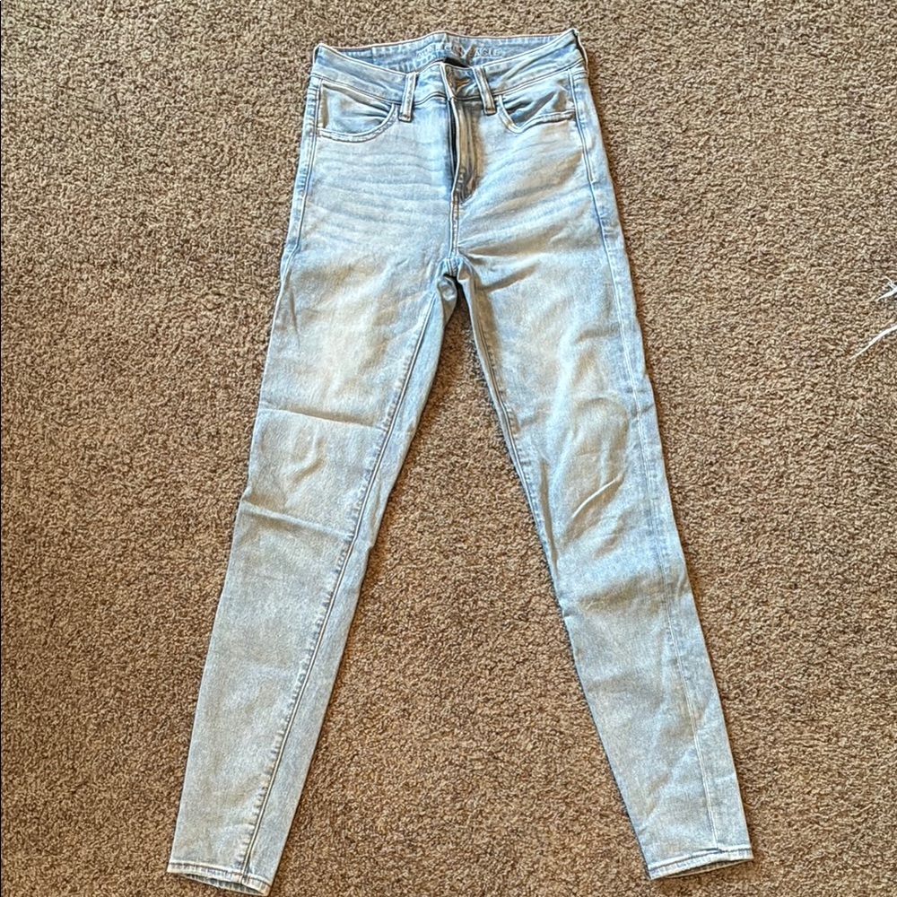 American Eagle Outfitters Blue Skinny Jeans
